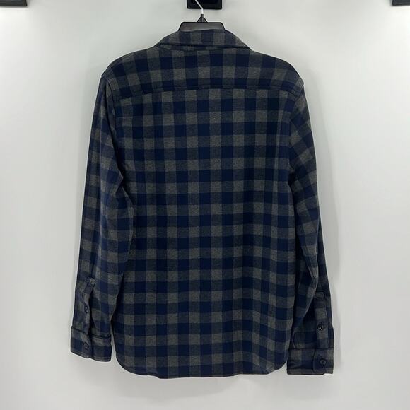 J. Crew Men's Seaboard soft-knit shirt in plaid - Black/Gray - Medium - NWT - Picture 6 of 6